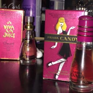 Prada and Viva La juicy fragrance
